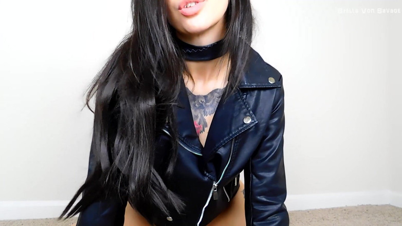 Stella Von Savage: Leather Love Edging JOI