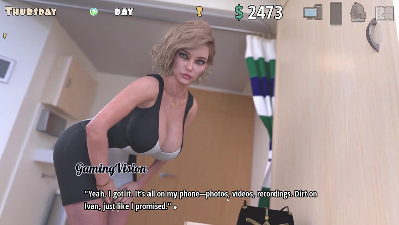 Gaming vision: Moje roztomilá spolubydlící 2 Gamplay se sexuální scénou, část 12