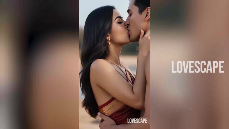 Lovescape: Pasangan kekasih desa india diam-diam menyelundiri di ladang