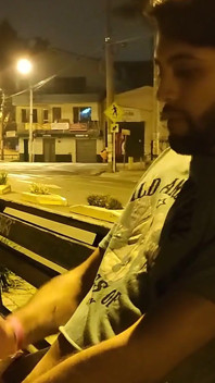 Jerking off in the street and getting caught multiple times