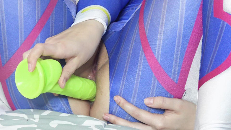 LustfulGeeks: D.va чувственная анальная мастурбация