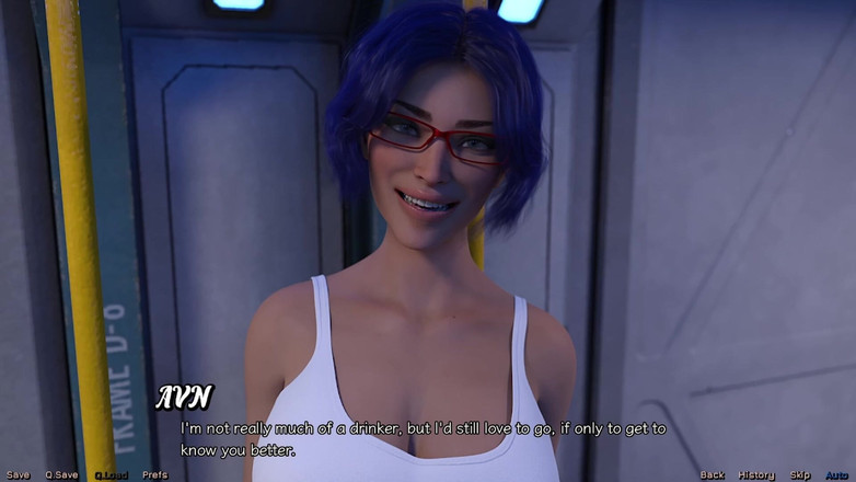 AVN Teller: Terkandas di Angkasa - Perancangan Mengongkek MILF berambut biru panas