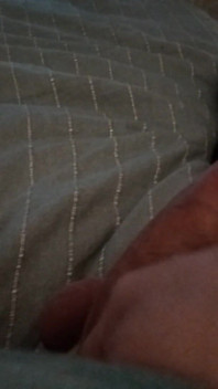 Deite-se na minha cama e jogue com pau