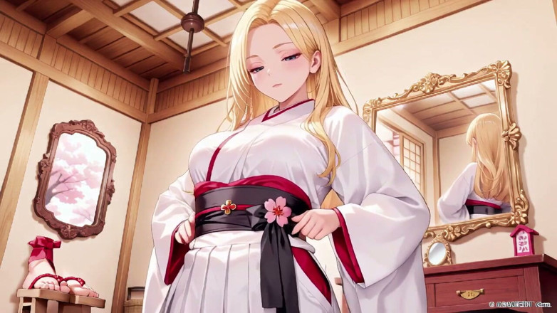 Tay Swift X: Blonde Miko in de Heiligdom! Taboe fluistert onder cherry blossoms,...