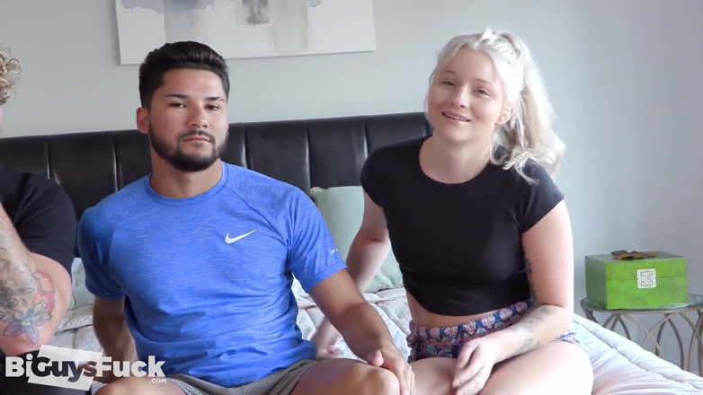 Bi Guys Fuck: Bisexual Piledriver Fuck. Hot Muscle Blonde Jock.
