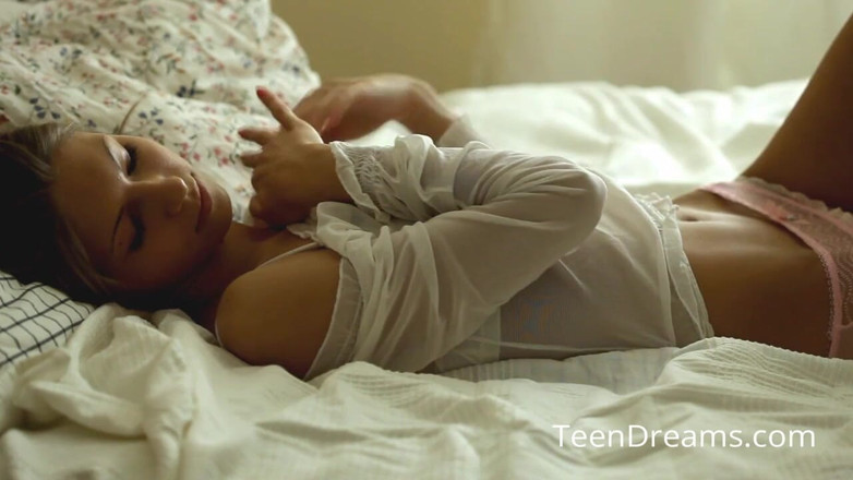 Teen Dreams: Anjelica in Sheer Pink Panties