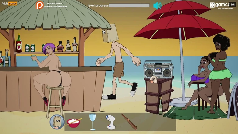 LewdArcade: Fuckerman Collection V1.3 Beach Full Porn Game Play Walkthrough