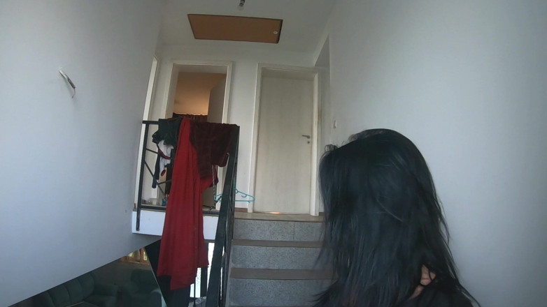 MilfyCalla: Smoking Leather Dance. Ripped Jumpsuit Pussy Tease, Toilet Pee and...