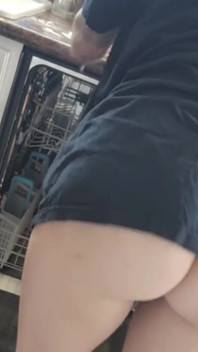 Cum and Clean the Kitchen with Me