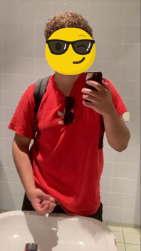 Jacking off in Parking Lot Bathroom in Antwerp