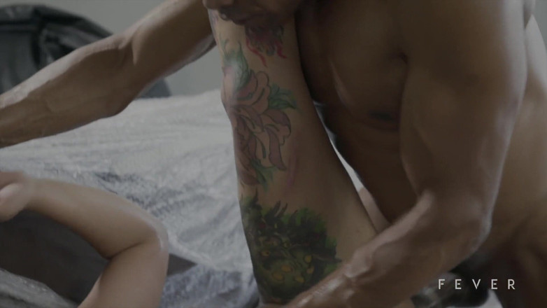 Fever Films: Tattooed brunette drilled by horny BBC