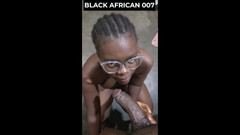 Black African 007: Blowjob Before Going to Work