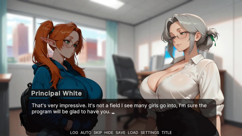 Futavision: Seraphina's Life: Futa Surrounded with College Chicks Got Hard Time...