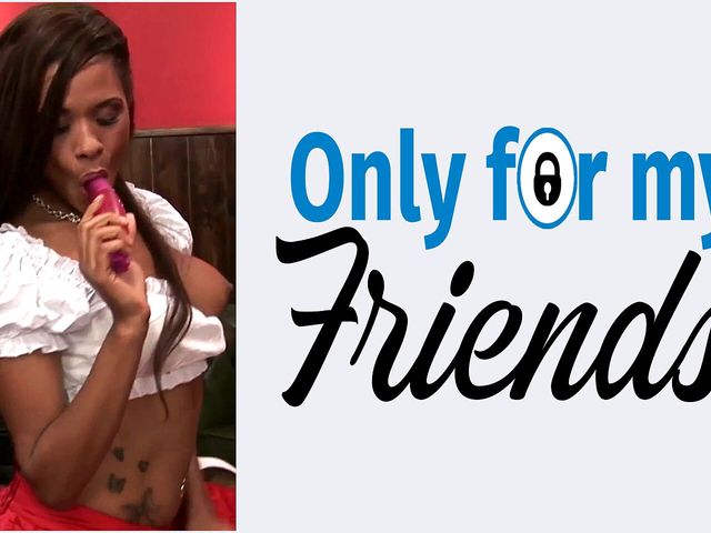 Keisha Kane's First Porn a Brunette Ebony Pig Masturbates Using Sex Toy and Touches Herself with Fingers (Only for my Friends)