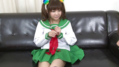 School in Japan: Adorable Japanese teen loves being drilled with two cocks