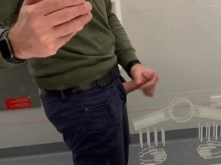 Tjenner: Masturbando no banheiro da estação de trem.