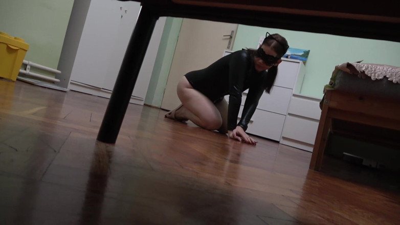 Anna Sky: Mulher-gato Brincando Com Um Rato Em POV