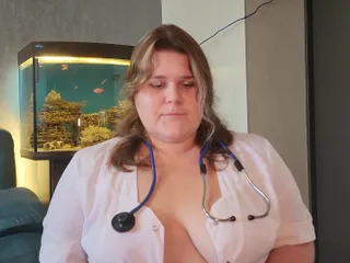 Chubby Nurse with Big Boobs Loves to Drink Patients Cum