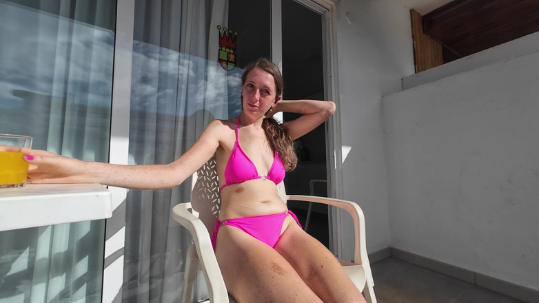 SkinnyWithAHugeDick: Naughty Touches, Hard Fuck and a Creampie Pussy