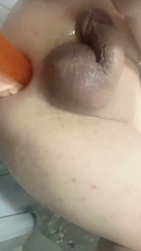 Sisboy Fucked Herself with Two Big Dick Toy
