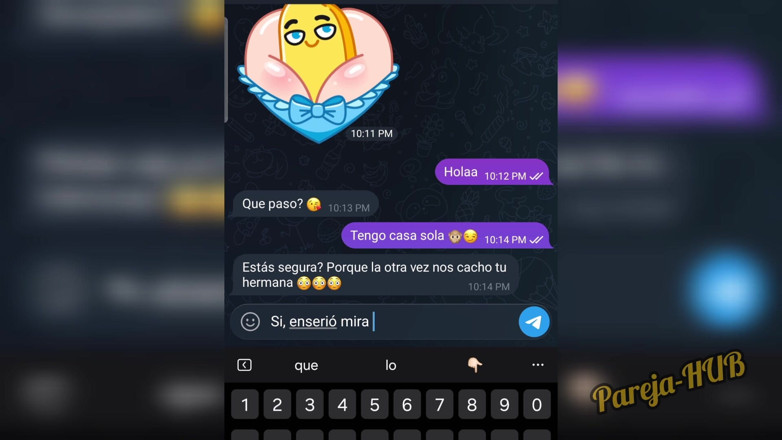Pareja-HUB: Peitos enormes me manda msj para fodê-lo