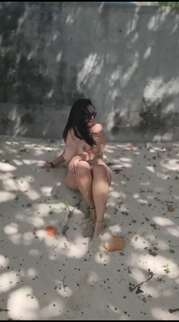 Busty Mexican Goes Topless and Masturbates on the Beach