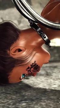 Masked man fucks hard two cuffed college girls in the basement