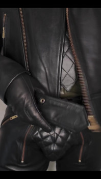 Into the full leather look?