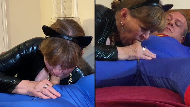 Carmen Angel: Babička Catwoman saje ptáka Supermana!