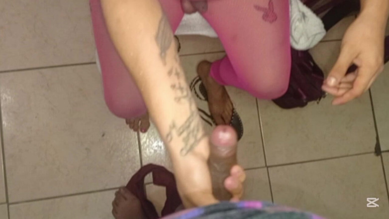 Ladyboy69: Tgirl Sucking the Married Neighbor's Cock