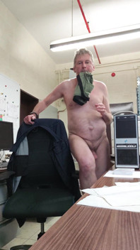 Cumming in the Office