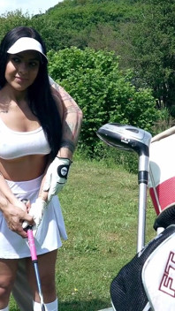 Betul-betul di Lubang - awek latina dapat seks dubur di padang golf