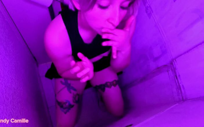Kndy Kmille: Mi primer gloryhole en fiesta swinger (tragar 4 corridas)