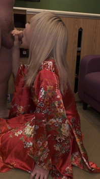Teen Gal Oiran's Bjowjobs! Oral Ejaculation
