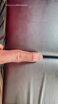 Big Finger, Big Dildo for Trained Slaves