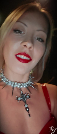 Red Latex Dress