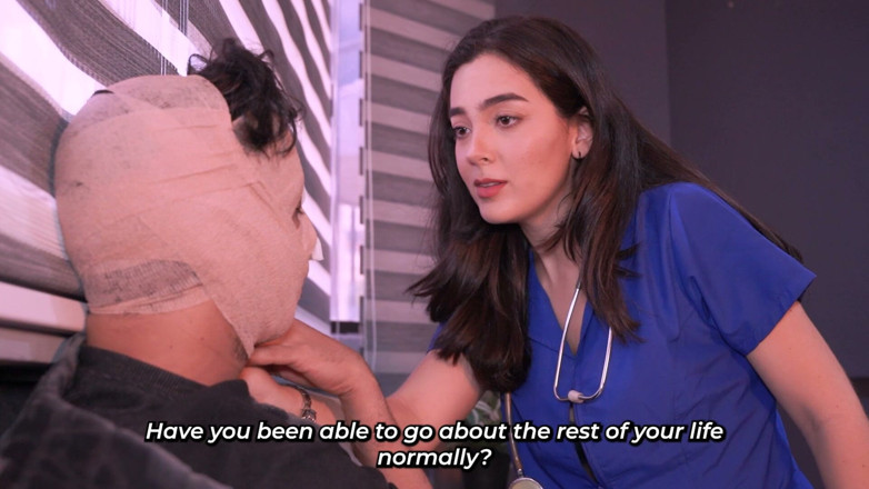 JudithCoxx: Gorgeous Latina Doctor Helps Her Patient Cum on Her Face