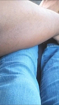 Car Session Having Andrea's Size 8 Dark Chocolate Ebony Feet for Breakfast!!!