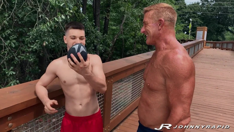 Johnny Rapid: Flip Fucked by Coach Cock