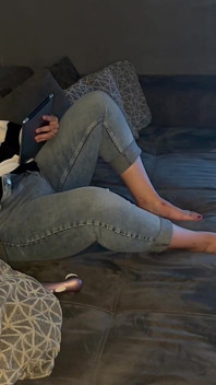 Masturbation While Watching Porn Multiple Orgasms Satisfyer Fingering Wet on Couch Solotime Time for Me