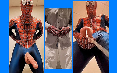 Biggyshots: Spideyho dobrodružství epizoda první, Spidermanův velký penis a velký výstřik...