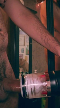 Camilo Brown, grosse bite non circoncise, se tape Fleshlight et mange son propre sperme
