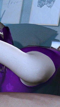 Beleza virtual rainha da fantasia bigboob - animação 3D