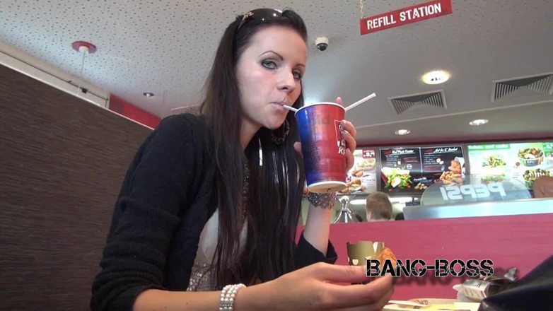 Bang-Boss: Model Fucked in Fastfood Toilet