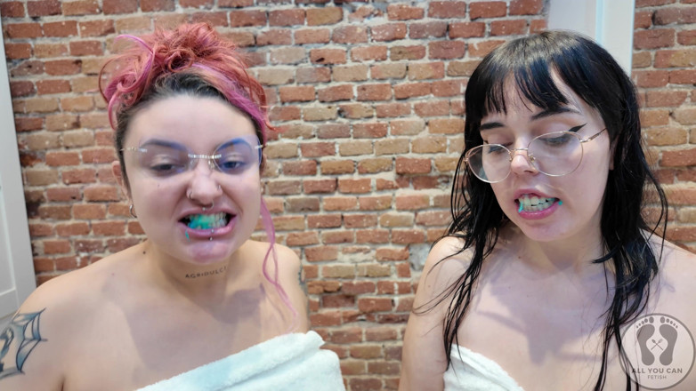 All You Can Fetish: 4K Gg - higienista dental fetiche por escova de dentes fio...