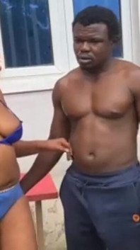 アフリカの太ったお尻ナイジャ美女