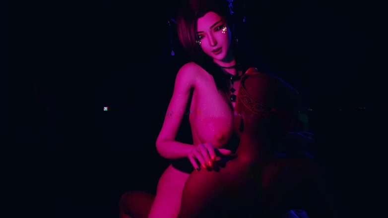 X Hentai: バーで美女ひよこ - 3Dアニメーション236