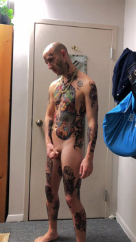 Tatted Twink Masturbation Solo