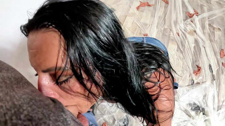 MilfyCalla: Dominujący dżinsowy balon MILF upokorzenie. Giant Popping, Deepthroat, Doggy i...