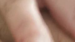 Rubbing My Hairy Pussy Close up